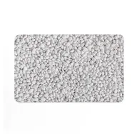 Dywaniki łazienkowe - Biało-szary gumowy dywanik łazienkowy 50x80 cm Leandra – douceur d'intérieur - miniaturka - grafika 1