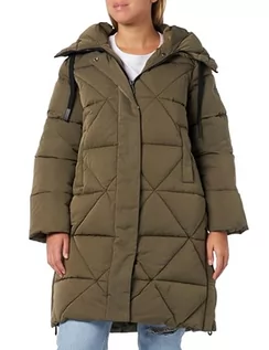 Płaszcze damskie - Replay Damski płaszcz zimowy, 435 Army Green, L - grafika 1