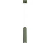 Lampy sufitowe - Sollux SL.1611 - Żyrandol na lince KARBON 1xGU10/10W/230V zielony - miniaturka - grafika 1