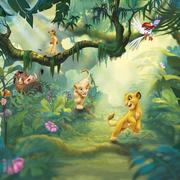 Tapety - Komar Fototapeta Lion King Jungle, 368 x 254 cm - miniaturka - grafika 1
