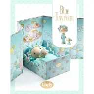 Zabawki interaktywne dla dzieci - Pokoik BLUE w magnetycznym pudełku TINYLY DJ06964 - miniaturka - grafika 1