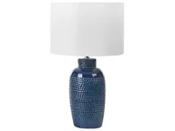 Lampy stojące - Lampa stołowa ceramiczna niebieska PERLIS - miniaturka - grafika 1