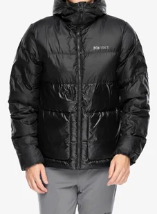 Kurtka puchowa Marmot Guides Down Hoody - black/black - Kurtki męskie - miniaturka - grafika 1