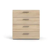 Komody - Komoda z szufladami w dekorze dębu Tvilum Pepe, 80 x 68 cm - miniaturka - grafika 1