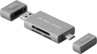 Czytnik JJC Czytnik kart pamięci JJC USB / USB-C SD, NM i microSD SDXC, SDHC null - Czytniki kart pamięci - miniaturka - grafika 1