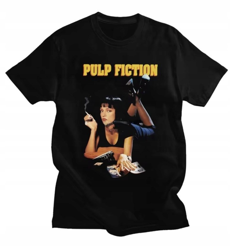 ŚWIĄTECZNA KOSZULKA MĘSKA ŚMIESZNA T-SHIRT KILL BILL PUPLP FICTION r. L 2