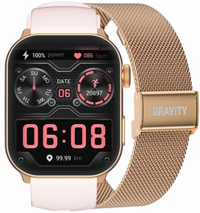 GRAVITY GT28-6 Różowy, Złoty - Smartwatch - miniaturka - grafika 1