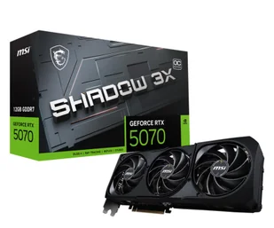 MSI GeForce RTX 5070 Shadow 3X OC 12GB GDDR7 DLSS4 5070 12G SHADOW 3X OC - Karty graficzne - miniaturka - grafika 1