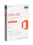 Oprogramowanie dedykowane - Microsoft Office 365 dla Użytkowników Domowych, 5 użytkowników, 1 rok, polski - miniaturka - grafika 1