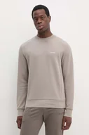 Bluzy męskie - Calvin Klein bluza męska kolor szary gładka - miniaturka - grafika 1