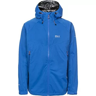 Kurtki męskie - Trespass Mens Edmont II Waterproof wyściółka Switchable Windproof DLX Jacket, niebieski, l MAJKRAM20010_BLUL - grafika 1