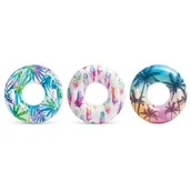 Akcesoria do basenów - Koło do pływania dmuchane z uchwytami liście 97 cm Intex - miniaturka - grafika 1