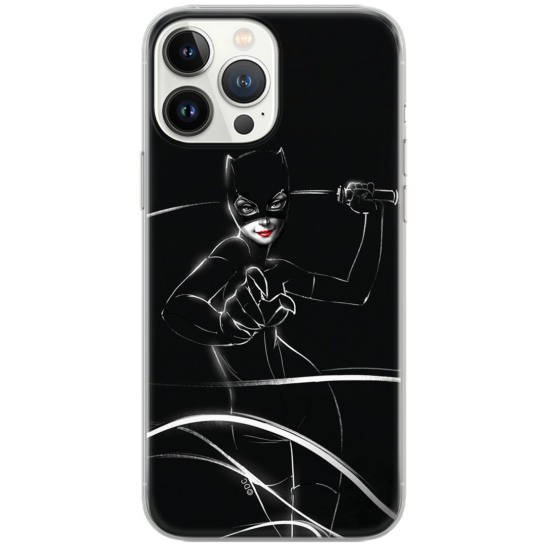 Etui do Apple IPHONE 15 Catwoman 003 DC Nadruk pełny Czarny