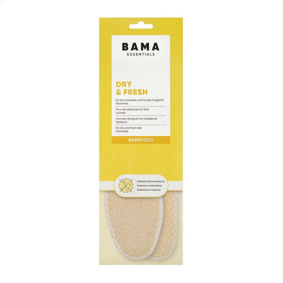 Wkładki do butów antybakteryjne frotte zapachowe Bama Dry & Fresh-40/41