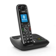 Telefony stacjonarne - Gigaset E720A Telefon analogowy/DECT Nazwa i identyfikacja dzwoniącego Czarny - miniaturka - grafika 1