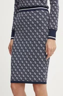 Spódnice - Guess spódnica LISE kolor granatowy mini ołówkowa W4BD53 Z37K0 - miniaturka - grafika 1