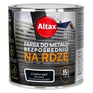 Emalie - ALTAX Farba do metalu 250 ml czarny mat - miniaturka - grafika 1