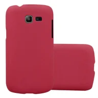 Etui i futerały do telefonów - Pokrowiec Etui Do Samsung Galaxy TREND LITE w FROSTY CZERWONY Pokrowiec Ochronny Obudowa Hard Case Cover Cadorabo - miniaturka - grafika 1