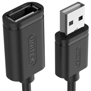 Unitek Y-C417GBK Przedłużacz USB 2.0 AM-AF 3M - Adaptery i przejściówki - miniaturka - grafika 1