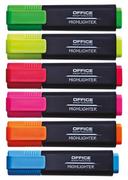 Zakreślacze - Office Products Zakreślacz fluorescencyjny 1-5mm (linia), 6szt., mix kolorów 17055219-99 - miniaturka - grafika 1