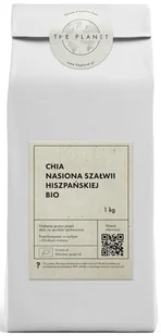 CHIA - NASIONA SZAŁWII HISZPAŃSKIEJ BIO 1 kg - THE PLANET - Ziarna i nasiona roślin strączkowych - miniaturka - grafika 1