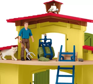 Schleich Farm World Duża farma ze zwierzętami i akcesoriami 42605 - Figurki dla dzieci - miniaturka - grafika 3