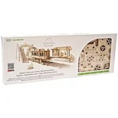 Modele do sklejania - Ugears Mechanical Town do składania. Linia tramwajowa, 70028 - miniaturka - grafika 1