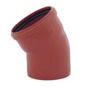 Rury - Kolano 160 / 30 pomarańczowe - miniaturka - grafika 1