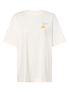 Tom Tailor Denim - T-shirt damski, biały - Koszulki i topy damskie - miniaturka - grafika 1