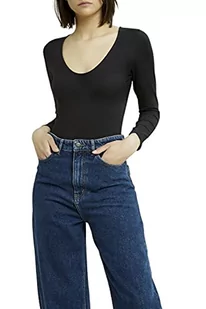 People Tree Damskie body modelujące Palmer Organic, Czarny, 38 - Body - miniaturka - grafika 1