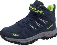 Buty trekkingowe męskie - KangaROOS Męskie buty trekkingowe K-XT Mura EV RTX D, granatowe/limonkowe, 36 EU - miniaturka - grafika 1