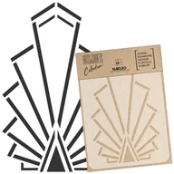 Scrapbooking - szablon malarski scrapbooking &#8211; craft // BALUSTRADA ART DECO - A3 (30x42cm) - miniaturka - grafika 1