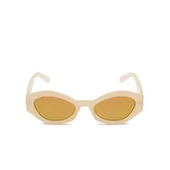 Półbuty damskie - Cropp - Żółte okulary przeciwsloneczne cat eye - Pomarańczowy - miniaturka - grafika 1