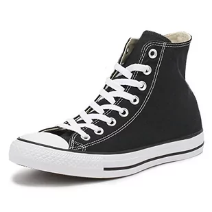 Converse All Star Hi Canvas Monochromatyczne czarne sneakersy, czarny, 37 eu - Sneakersy damskie - miniaturka - grafika 1
