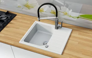Exclusive Of Style Zlewozmywak Alaros Biały - Zlewozmywaki - miniaturka - grafika 1