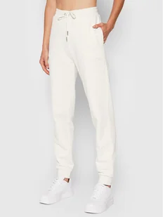Guess Spodnie dresowe Alene O1GA04 K68M1 Beżowy Regular Fit - Spodnie sportowe damskie - miniaturka - grafika 1
