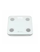 Wagi łazienkowe - TrueLife FitScale W1 BT biała kolorowy LCD 0,2 ~ 180 kg iOS, System Android - miniaturka - grafika 1