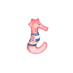 BABY BITES Baby Bites Poduszka do karmienia Sea Horse 55 x 35 cm Pink stokkids-012-MINI-CABA - Kołdry i poduszki dla dzieci - miniaturka - grafika 1