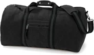 Torby podróżne - Quadra QD613 Vintage Canvas Holdall / Torba podróżna 58 x 30 x 30 cm - Kolor: Vintage Black - Rozmiar: 58 x 30 x 30 cm - miniaturka - grafika 1