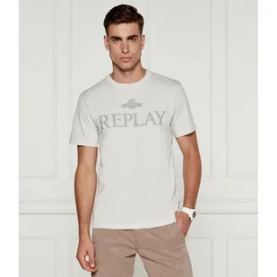 Replay T-shirt Regular Fit - Koszulki męskie - miniaturka - grafika 1