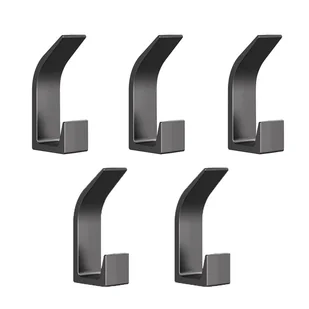 Wytrzymałe haki ścienne, 5 sztuk metalowych wieszaków na ubrania, podwójny wieszak na ręczniki, wieszaki ścienne na ubrania, wieszaki na kapelusze - c - Wieszaki łazienkowe Wytrzymałe haki ścienne, 5 sztuk metalowych wieszaków na ubrania, podwójny wieszak na ręczniki, wieszaki ścienne na ubrania, wieszaki na kapelusze - c - Wieszaki łazienkowe - miniaturka - grafika 1