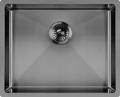 Zlewozmywaki - Kernau Zlewozmywak stalowy KSS U 61.1 1B SS GUN METAL - miniaturka - grafika 1