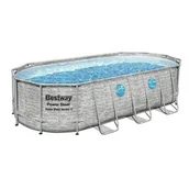 Baseny ogrodowe - Bestway Basen ogrodowy stelażowy owalny 549 x 274 x 122 cm 7w1 56716 - miniaturka - grafika 1
