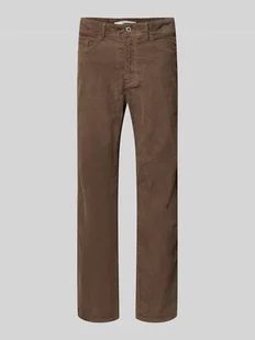 Spodnie sztruksowe o kroju slim fit z mieszanki bawełny - Spodnie męskie - miniaturka - grafika 1