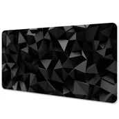 Podkładki na biurko - Duża podkładka na biurko Abstrakcja czarna 90x45cm - miniaturka - grafika 1