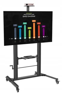 Stojak na Monitor Interaktywny Telewizor TV 55-110 cali Regulacja Wysokości - Inne akcesoria audio-wideo - miniaturka - grafika 1