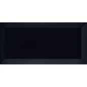 Płytki ceramiczne - Płytka ścienna Bisel Negro Brillo 10 x 20 GAT. I - miniaturka - grafika 1