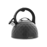 Czajniki na gaz - Czajnik nierdzewny DIAMANTE 3,1 l szary - miniaturka - grafika 1