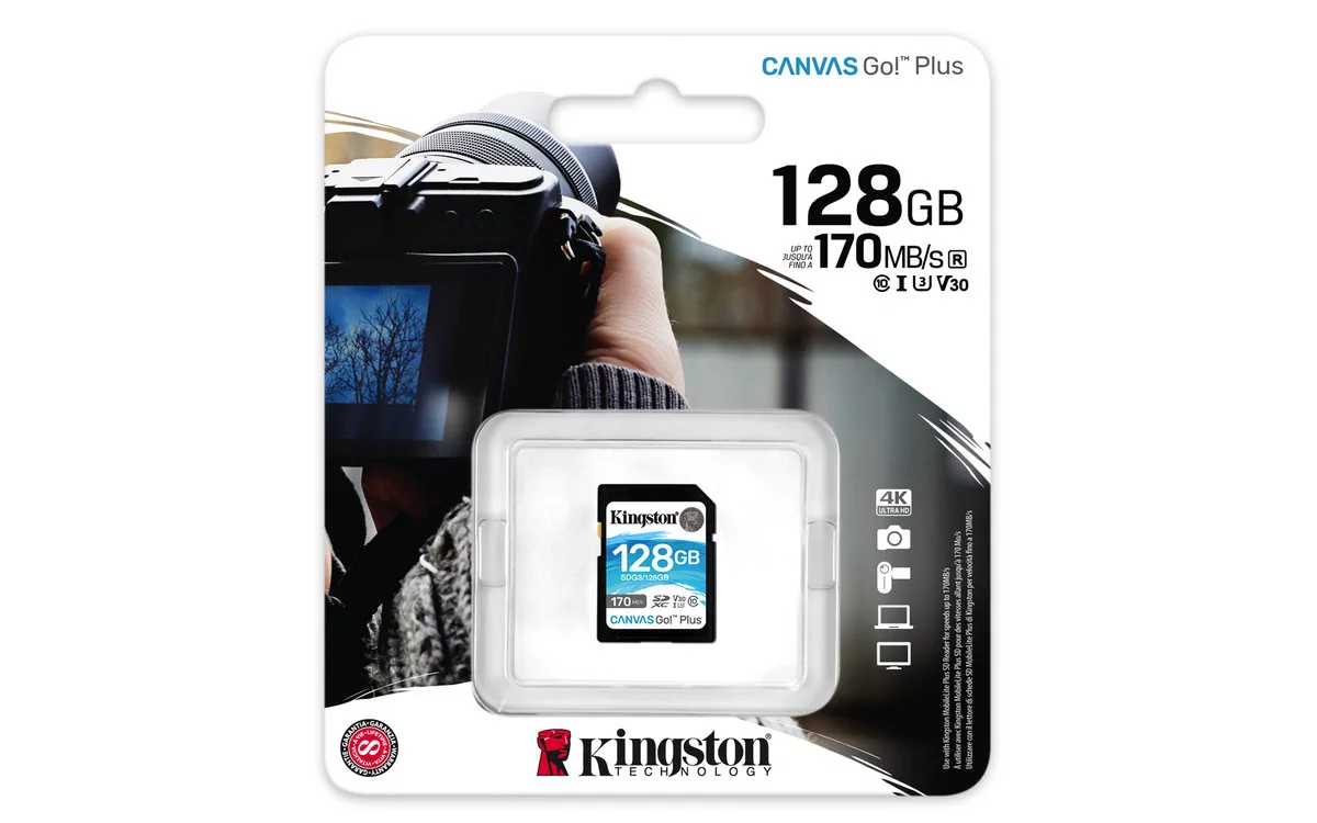 Kingston Canvas Go! Plus 128GB (SDG3/128GB)