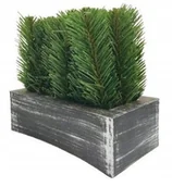 Ozdoby bożonarodzeniowe - NA CMENTARZ POGRZEB ŚWIĘTYCH doniczka do stroika bukietu przystrojenia - miniaturka - grafika 1